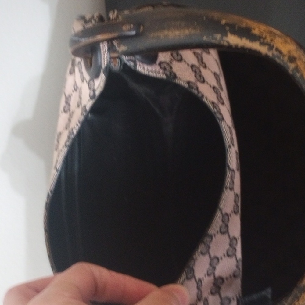 Gucci vintage dusty pink/blk shoulder bag - Picture 8 of 10